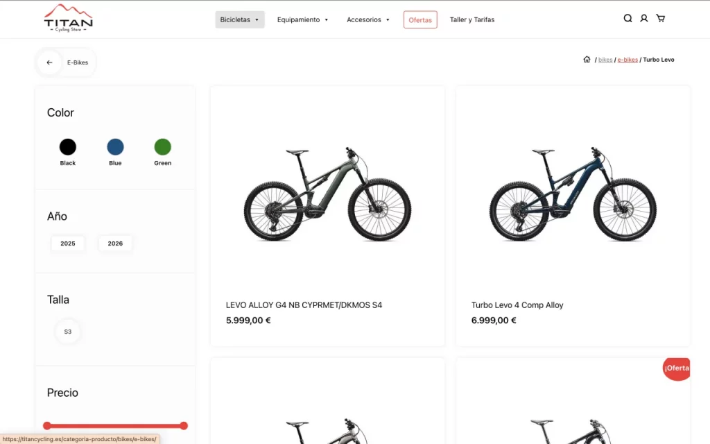 Category Page | e-bikes