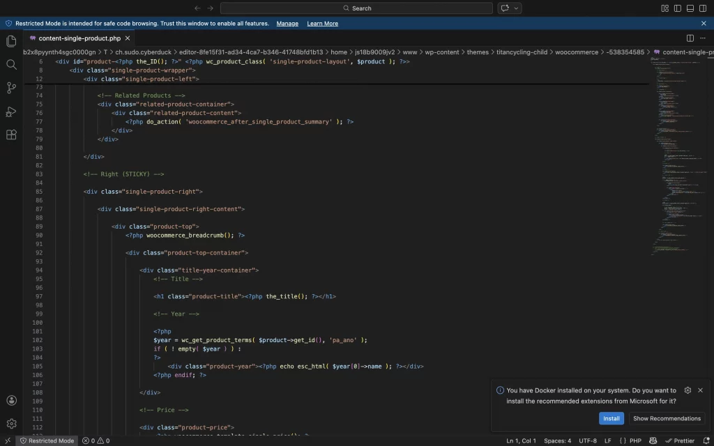 WooCommerce Template Overrides