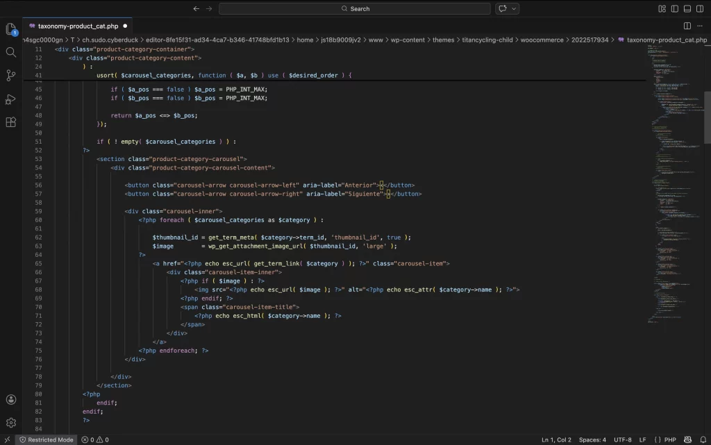Custom Taxonomy Template