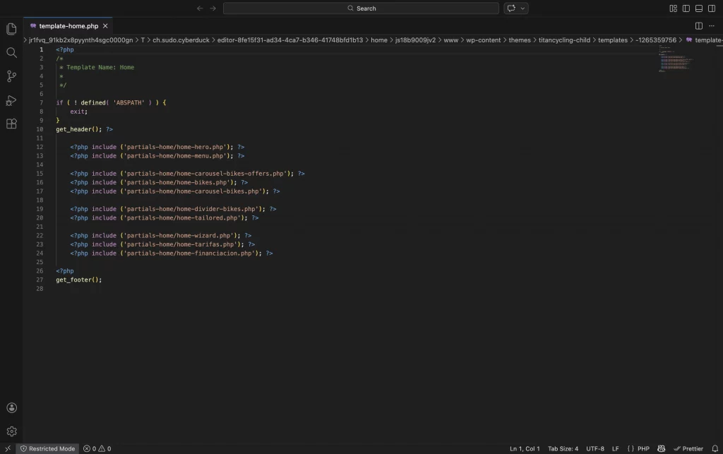 Modular Homepage Architecture