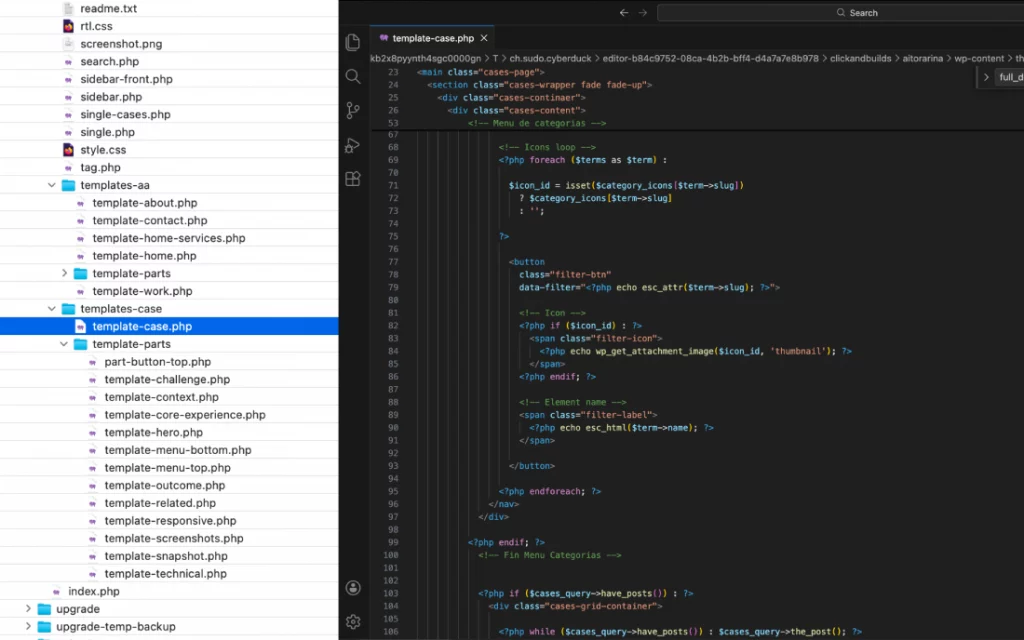 Modular Template Architecture