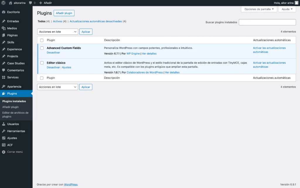 Lightweight WordPress Architecture
