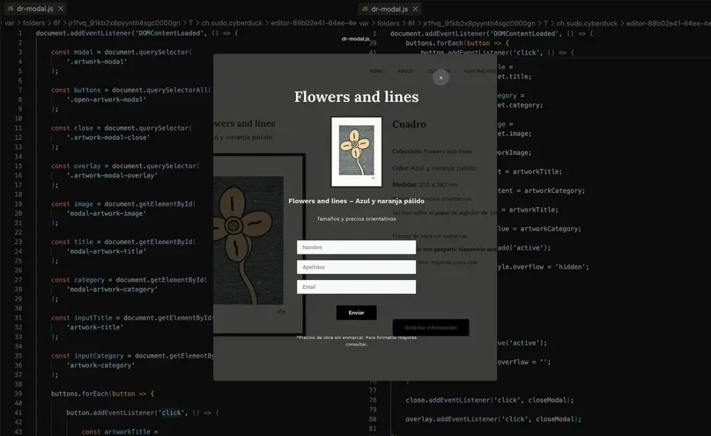 Custom JavaScript Interaction Layer